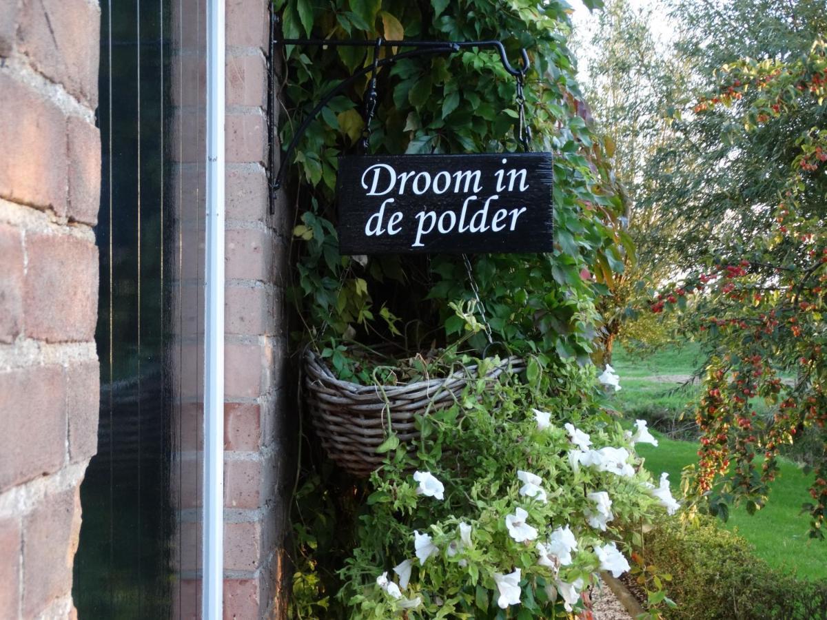 B & B 'Droom In De Polder De Suite Met Prive Sauna Arnemuiden Exterior foto